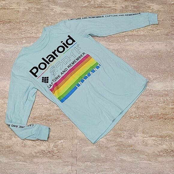 POLAROID MENS LONG SLEEVE TEE SIZE LARGE - Picture 1 of 5